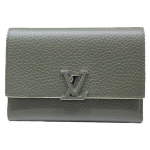 UnWith Louis VUITTON Portefeuille Capucines Compact Khaki Brown Green